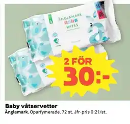 Coop ÄNGLAMARK Baby våtservetter erbjuda