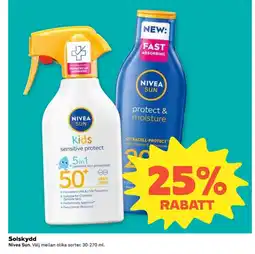 Coop NIVEA SUN Solskydd erbjuda