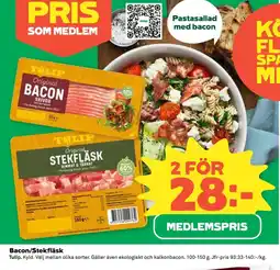Coop TULIP Bacon/stekfläsk erbjuda