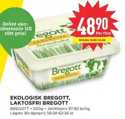 Willys BREGOTT Ekologisk bregott, laktosfri bregott bregott erbjuda