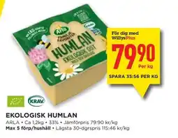Willys ARLA Ekologisk humlan erbjuda