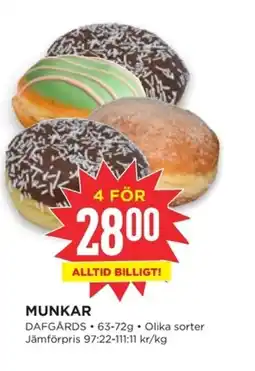 Willys DAFGÅRDS Munkar erbjuda