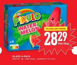 Willys NESTLÉ Glass 4-pack erbjuda
