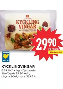 Willys GARANT Kycklingvingar erbjuda
