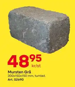 Byggmax Mursten Grå erbjuda
