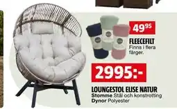 Bauhaus LOUNGESTOL ELISE NATUR erbjuda