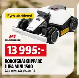 Bauhaus ROBOTGRÄSKLIPPARE LUBA MINI 1500 erbjuda