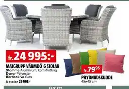 Bauhaus MATGRUPP VÄRMDÖ 6 STOLAR erbjuda