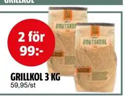 Bauhaus GRILLKOL 3 KG erbjuda