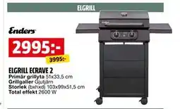 Bauhaus ELGRILL ECRAVE 2 erbjuda