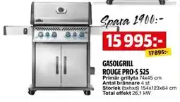 Bauhaus GASOLGRILL ROUGE PRO-S 525 erbjuda