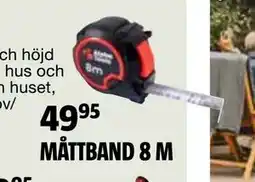 Bauhaus MÅTTBAND 8 M erbjuda