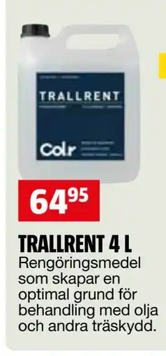 Bauhaus TRALLRENT 4 L erbjuda