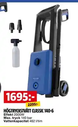 Bauhaus HÖGTRYCKSTVÄTT CLASSIC 140-6 erbjuda