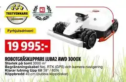 Bauhaus ROBOTGRÄSKLIPPARE LUBA2 AWD 3000X erbjuda
