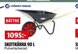 Bauhaus SKOTTKÄRRA 90 L erbjuda