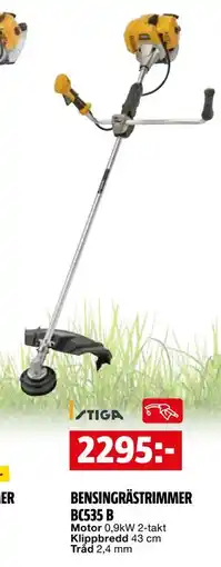 Bauhaus BENSINGRÄSTRIMMER BC535 B erbjuda