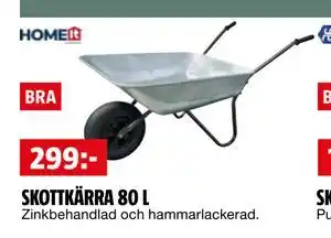 Bauhaus SKOTTKÄRRA 80 L erbjuda