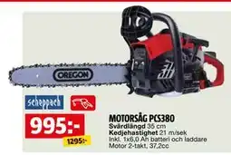 Bauhaus MOTORSÅG PCS380 erbjuda