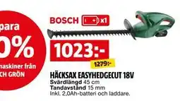 Bauhaus HÄCKSAX EASYHEDGECUT 18V erbjuda