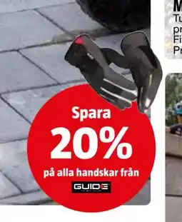 Bauhaus Spara 20% på alla handskar erbjuda