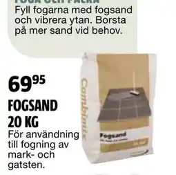 Bauhaus FOGSAND 20 KG erbjuda