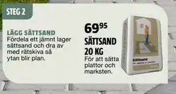 Bauhaus SÄTTSAND 20 KG erbjuda