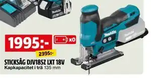 Bauhaus STICKSÅG DJV185Z LXT 18V erbjuda