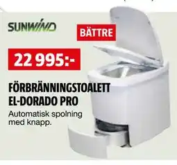 Bauhaus FÖRBRÄNNINGSTOALETT EL-DORADO PRO erbjuda