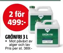 Bauhaus GRÖNFRI 3 L erbjuda
