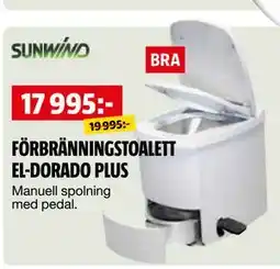 Bauhaus FÖRBRÄNNINGSTOALETT EL-DORADO PLUS erbjuda