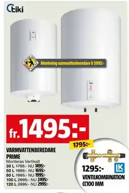 Bauhaus VARMVATTENBEREDARE PRIME erbjuda