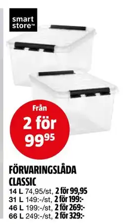 Bauhaus FÖRVARINGSLÅDA CLASSIC erbjuda