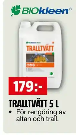 Bauhaus TRALLTVÄTT 5 L erbjuda