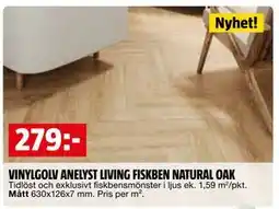 Bauhaus VINYLGOLV ANELYST LIVING FISKBEN NATURAL OAK erbjuda