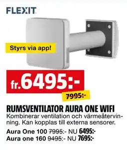 Bauhaus RUMSVENTILATOR AURA ONE WIFI erbjuda
