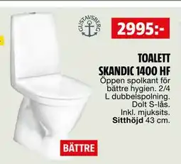 Bauhaus TOALETT SKANDIC 1400 HF erbjuda
