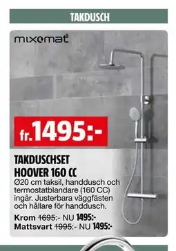 Bauhaus TAKDUSCHSET HOOVER 160 CC erbjuda