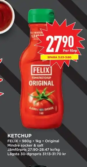 Willys KETCHUP erbjuda