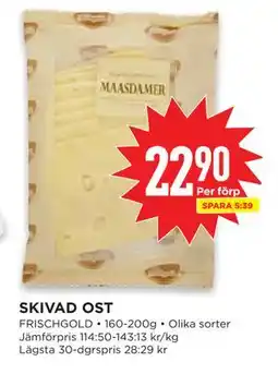 Willys SKIVAD OST erbjuda
