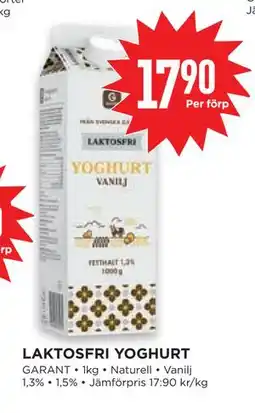 Willys LAKTOSFRI YOGHURT erbjuda