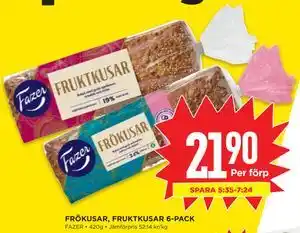 Willys FRÖKUSAR, FRUKTKUSAR 6-PACK erbjuda