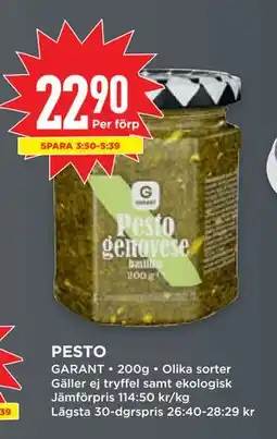 Willys PESTO erbjuda