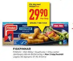 Willys FISKPINNAR, Medlemspris erbjuda