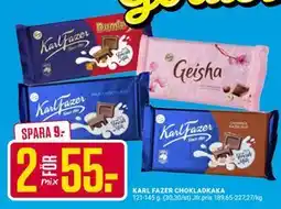 ÖoB KARL FAZER CHOKLADKAKA erbjuda
