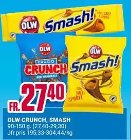 ÖoB OLW CRUNCH, SMASH erbjuda