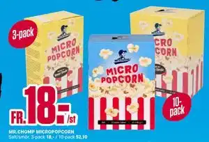 ÖoB MR.CHOMP MICROPOPCORN erbjuda