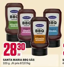 ÖoB SANTA MARIA BBQ SÅS erbjuda