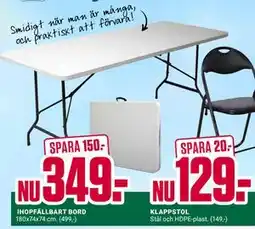 ÖoB IHOPFÄLLBART BORD erbjuda