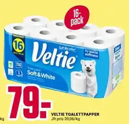 ÖoB VELTIE TOALETTPAPPER erbjuda